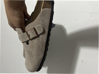 Ciabatte Birkenstock Boston BS Grigio EU 41