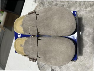 Ciabatte Birkenstock Boston BS Grigio EU 44