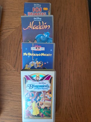 Lote Películas VHS Clásicos Infantiles