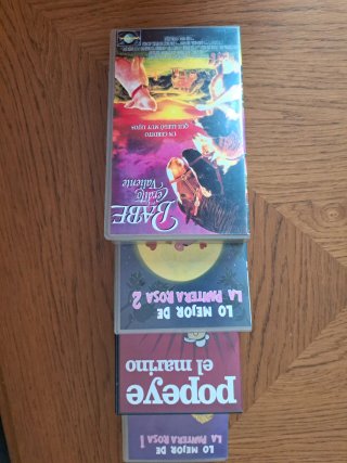 Lote Películas VHS Clásicos Infantiles