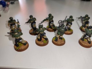20 Cadianos Antiguos Warhammer 40k
