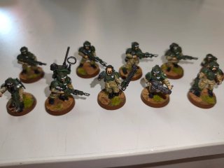20 Cadianos Antiguos Warhammer 40k