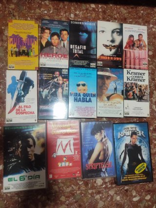 Pack 14 Películas VHS Originales