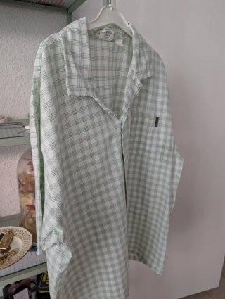 Camisa Calvin Klein Cuadros Verde Talla XL