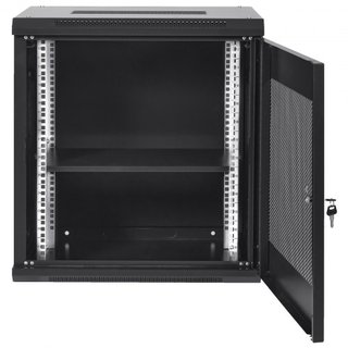 Gabinete di Server di Rete a Parete da 12U, 39,4 cm/15,5" di Profondità, Enclosure per Rack di Server, Capacità di Carico Max Montata a Terra 90kg/200 lbs, con Porta Blocco...