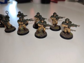 10 Figuras Cadianos Antiguos Warhammer 40k