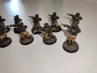 10 Figuras Cadianos Antiguos Warhammer 40k