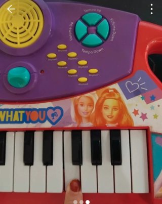 Teclado musical infantil Barbie// No es molesto