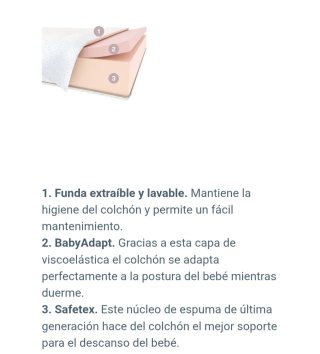 Colchón cuna Pikolin colecho 50x80
