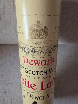 Estuches Tubo Lata Whisky J&B Dewar's