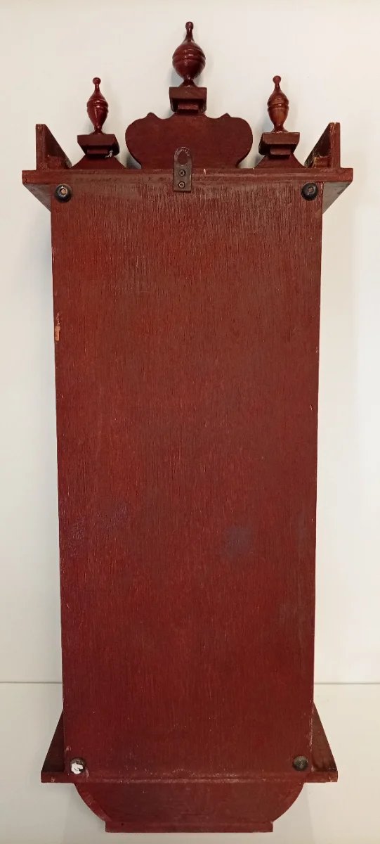 RELOJ DE PARED DE CUERDA OTRON MADERA ANTIGUA