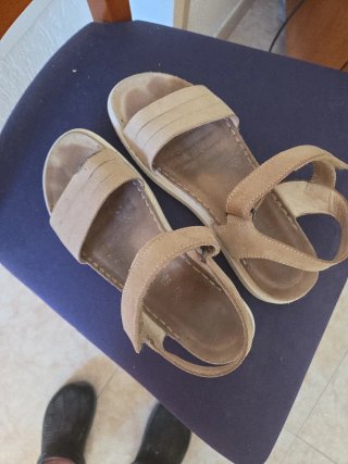 Sandali cammello da donna