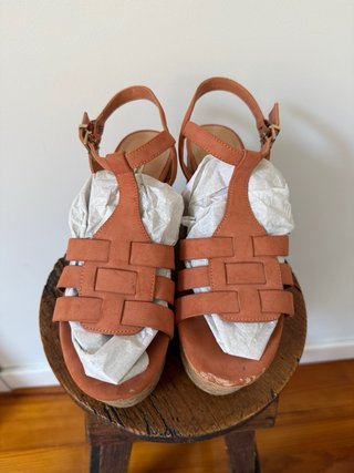 Sandalias plataforma tacón ancho