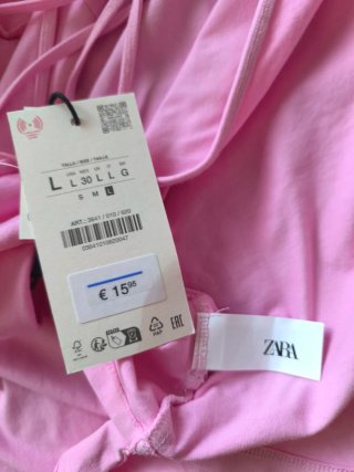 Top halter rosa lazo lateral nuevo