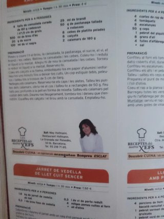 Tres revistas cocina, recetas de Mey Hoffman