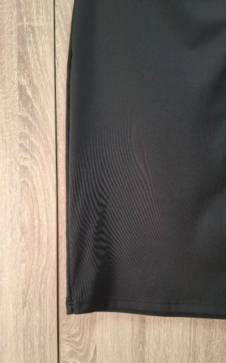 Falda lápiz negra largo rodilla NUEVA Shein L
