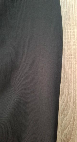 Falda lápiz negra largo rodilla NUEVA Shein L