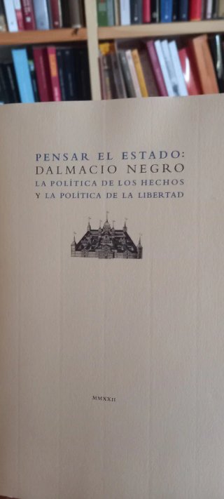 Dalmacio Negro Pavón. Dos libros