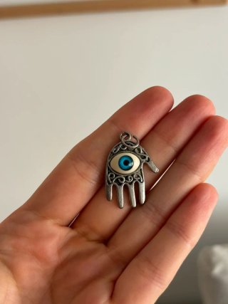 Colgante Mano de Fátima Ojo Turco