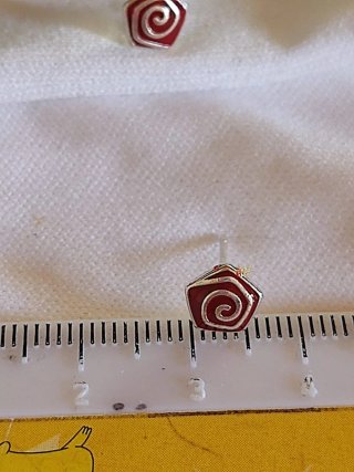 Lote pendientes plata niña