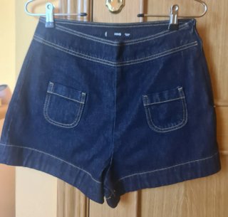 Bermudas vaqueras azules