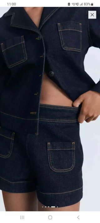 Bermudas vaqueras azules