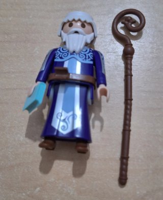 Playmobil Mago Azul con Bastón y Libro