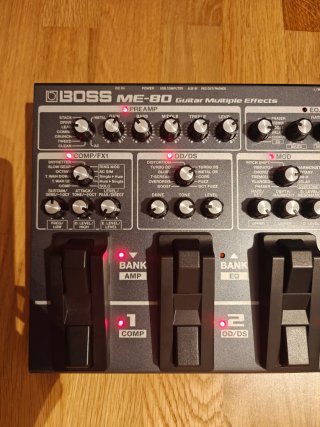 Pedalera multiefectos BOSS ME-80 Guitarra
