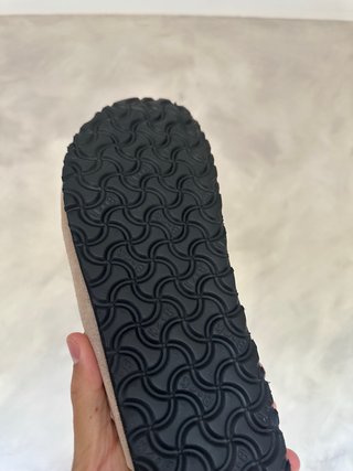Zuecos Beige o Gris Claro Ante Birkenstock Nuevo