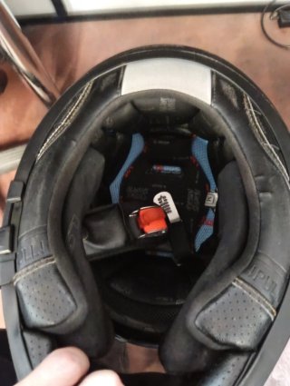Casco Moto LS2 Negro talla M.