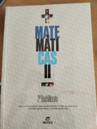 Matemáticas II, 2 bachillerato