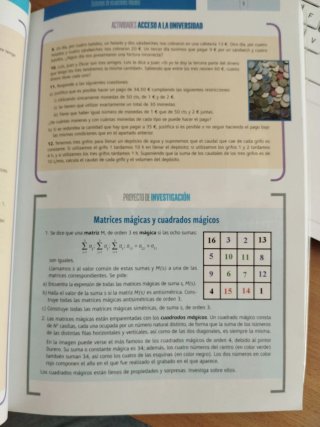 Matemáticas II, 2 bachillerato
