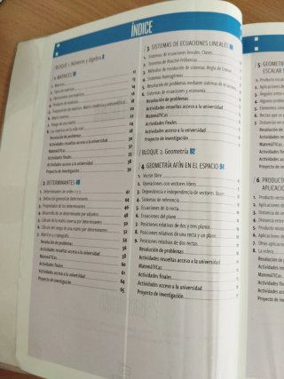 Matemáticas II, 2 bachillerato