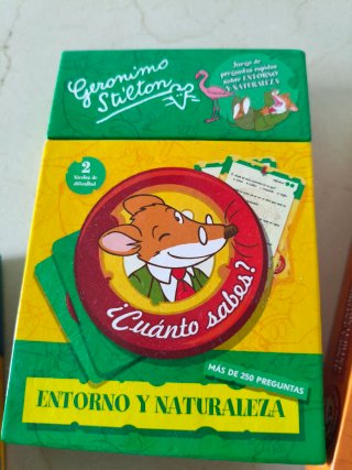 Lote 3 Juegos Gerónimo Stilton ¿Cuánto sabes?