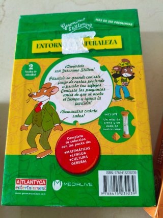 Lote 3 Juegos Gerónimo Stilton ¿Cuánto sabes?