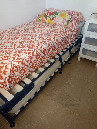 Litera Pardo Plegable con 2 Colchones