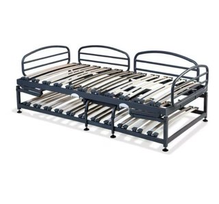 Litera Pardo Plegable con 2 Colchones