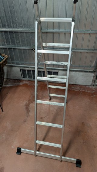 Escalera aluminio GEBRA 3 usos 150kg