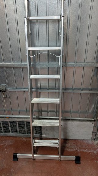 Escalera aluminio GEBRA 3 usos 150kg