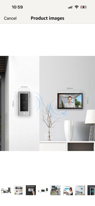 EZVIZ WiFi Video Door Phone Intercom System 1080P,