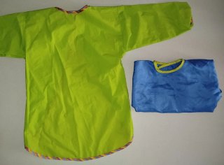 2 Batas Infantiles Delantal Manga Larga