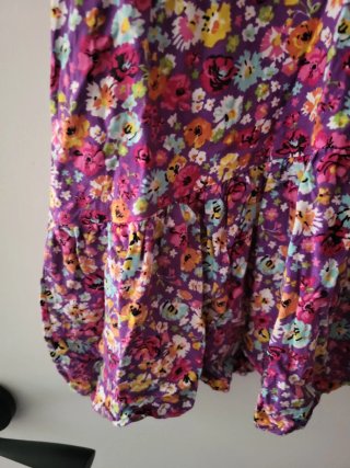 Vestido corto estampado floral