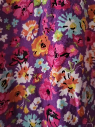 Vestido corto estampado floral