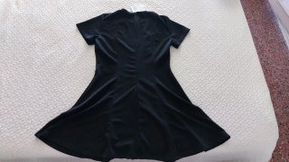 Vestido negro VALENTINA talla M/38 (ancha)