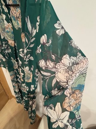 Chaqueta Kimono Gasa Estampada