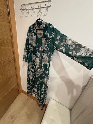 Chaqueta Kimono Gasa Estampada