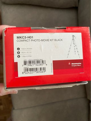 Trípode Manfrotto Compact MKC3-H01