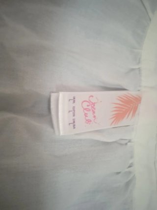 Kimono playero blanco corto