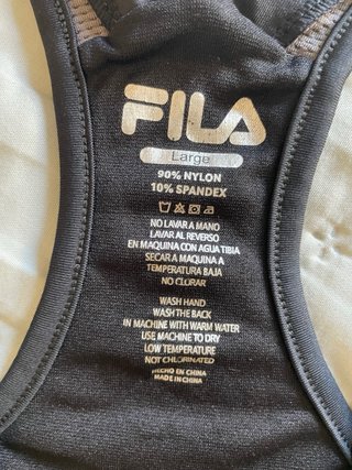 Top sportivo Fila tennis e padel