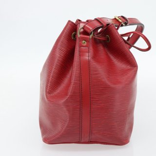LOUIS VUITTON Epi Petit Noe Shoulder Bag Red